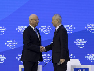 Liu He aus China auf dem World Economic Forum in Davos 2023