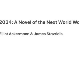 2034: A Novel of the Next World War. China US
