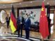 China-Politik der Grünen. Robert Habeck in China