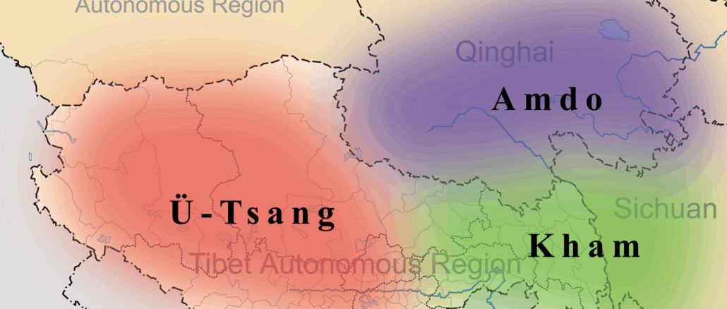 Tibet China Provinzen